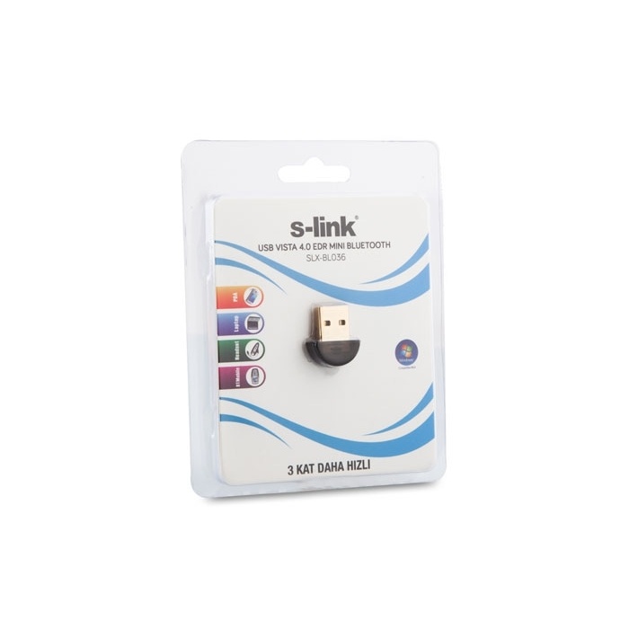 S-link SLX-BL036 Usb 4.0 Versiyon Mini Bluetooth Alıcı