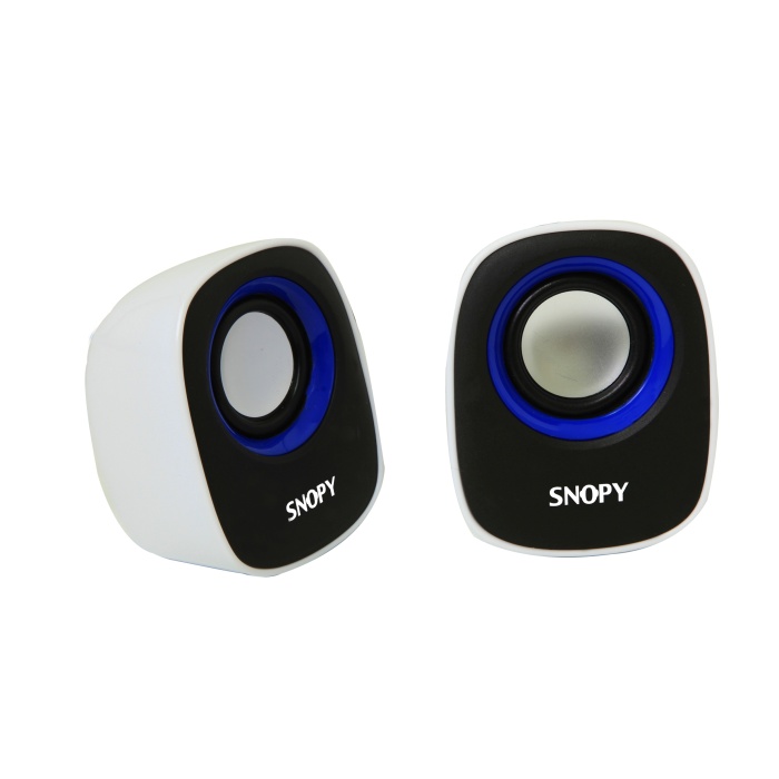 Snopy SN-120 Beyaz Mavi Usb Speaker