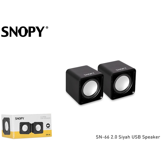 Snopy SN-66 2.0 Beyaz USB Speaker