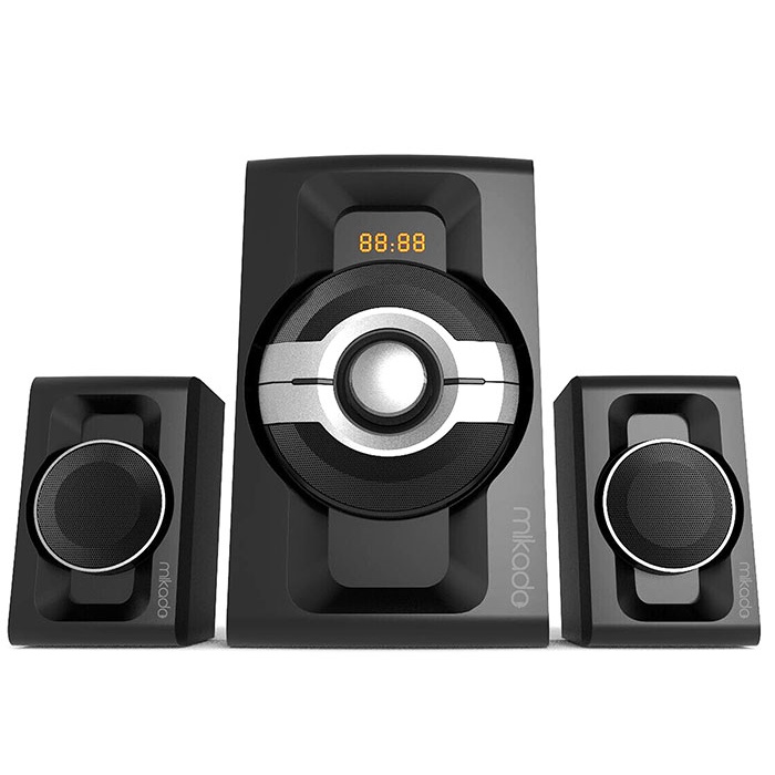 Mikado MD-854BT 2+1 30W+15WX2 Siyah Usb+SD+Fm+Bluetooth Destekli Speaker