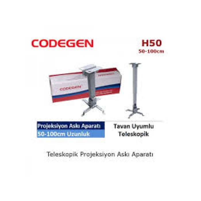 Codegen H50 Tavan Asma Aparatı 50-100 cm (Teleskop