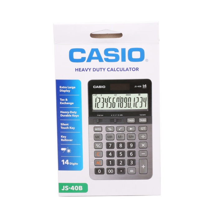 Casio JS-40B Profesyonel 14 Hane Masa Üstü Hesap Makinesi