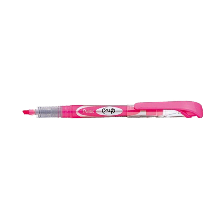 Pentel Fosforlu Kalem Kalem Tipi Şeffaf Gövde Pembe SL12-P