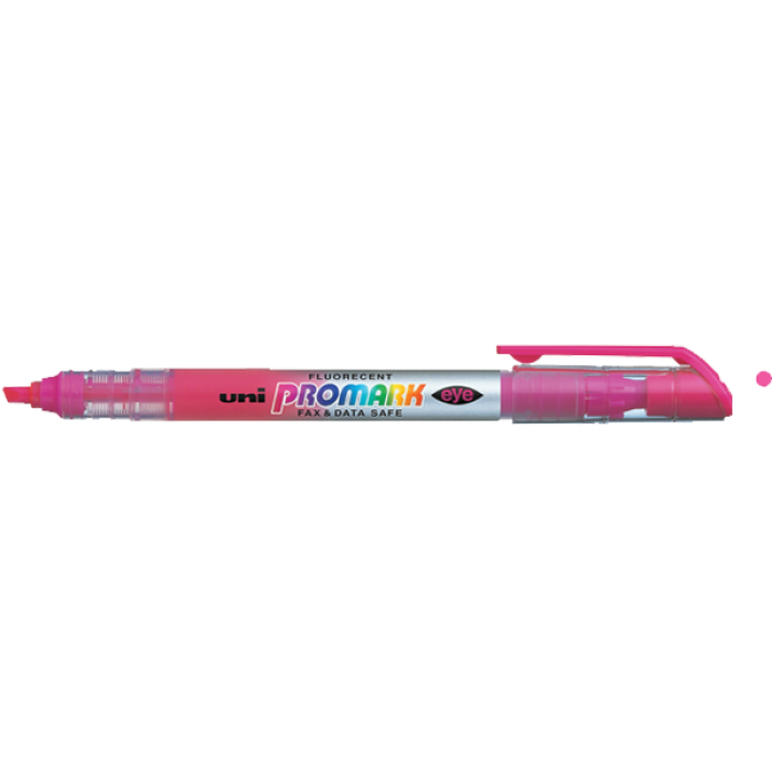 Uni-Ball Fosforlu Kalem Promark Eye Cep Tipi Pembe USP-105