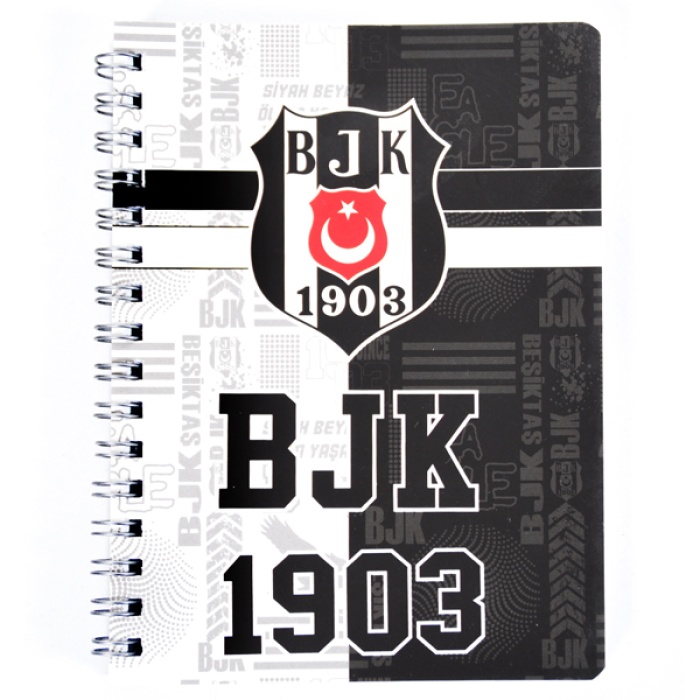 Tmn Bloknot Beşiktaş Spiralli Karton Kapak A6 80 YP 36 LI 461949