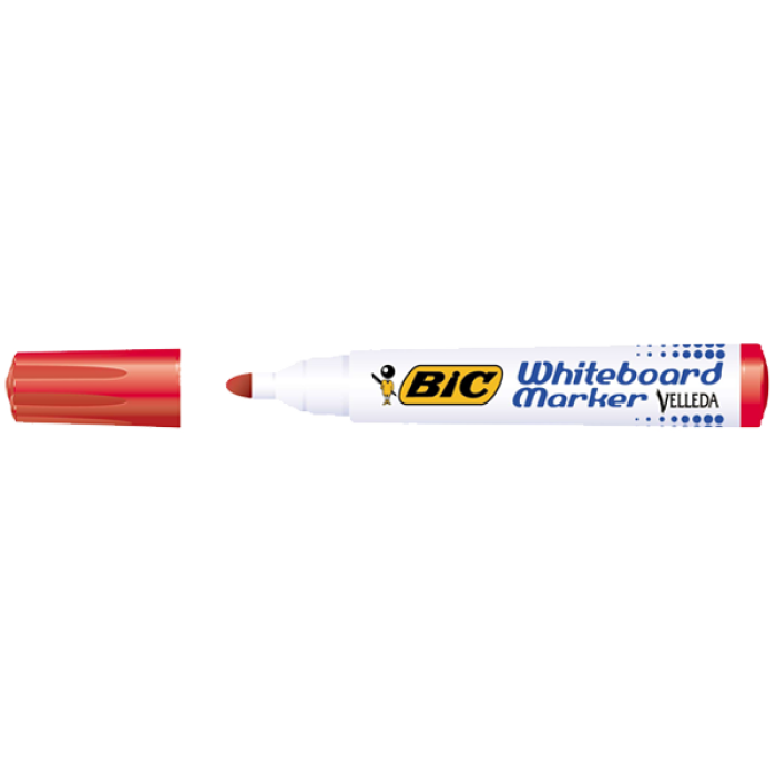 Bic Tahta Kalemi Yuvarlak Uçlu Velleda Kırmızı 1701 03