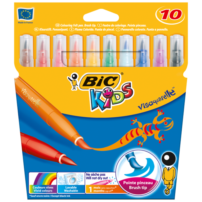 Bic Keçeli Boya Kalemi Visa 10 Renk 828964