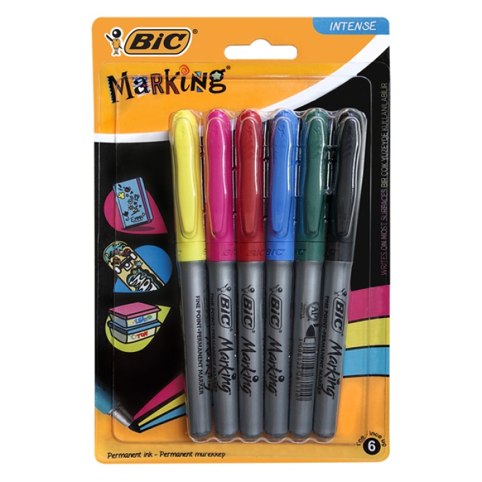 Bic Kalem Markıng Color 6 LI Blister 961444