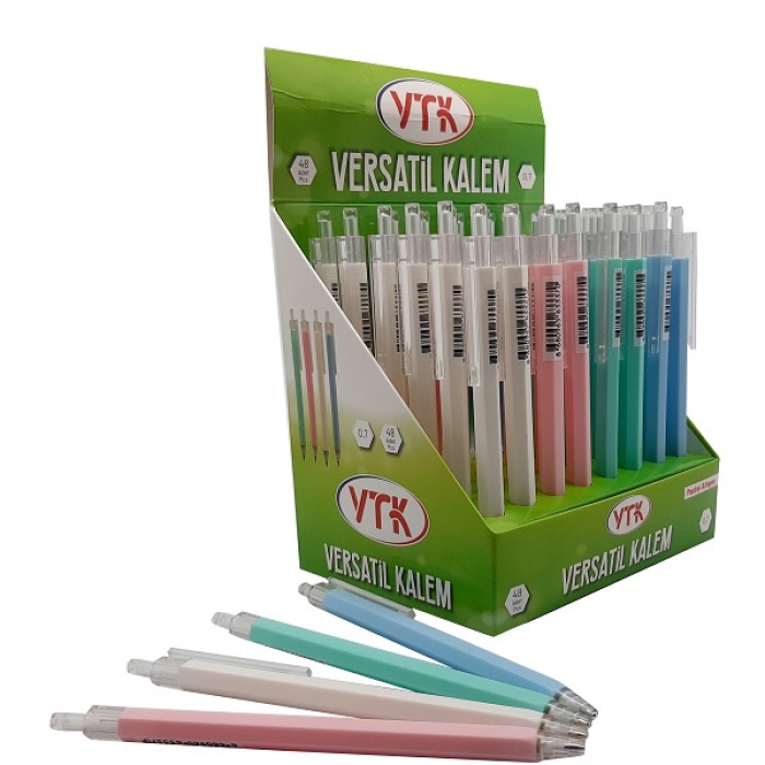 Vtk Versatil Kalem 0,7 48 Li Pastel Altıgen 7211