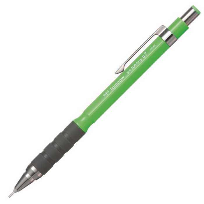 Tombow Versatil Kalem SH-300 Grip 0.7 MM Neon Yeşil SH-GR63R7