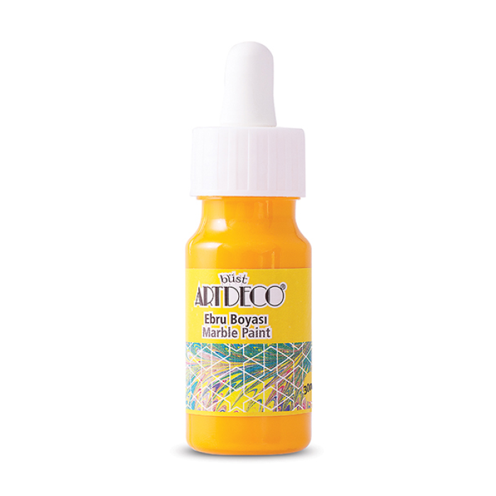 Artdeco Ebru Boyası 30 ML Koyu Sarı