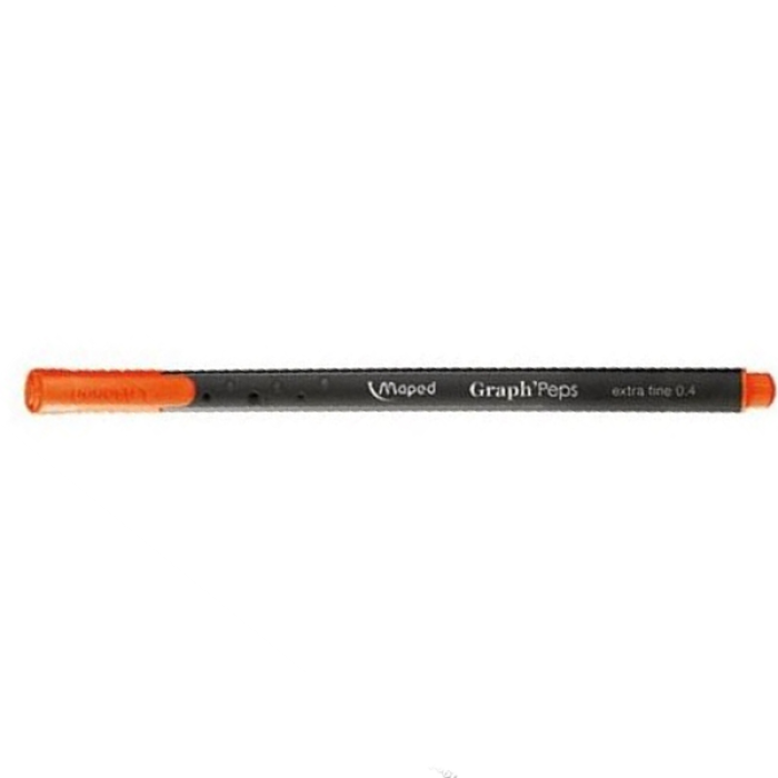 Maped Fineliner Graph Peps 0.4 MM Portakal Rengi 12 Lİ 74911603