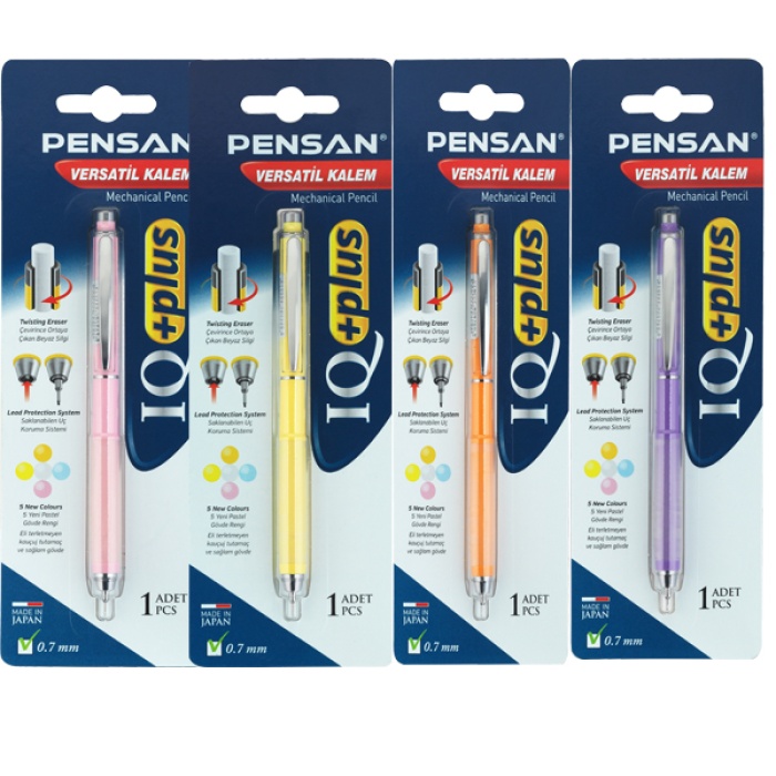 Pensan Versatil Kalem IQ Plus 0.7 MM Tekli Blister 21130/7