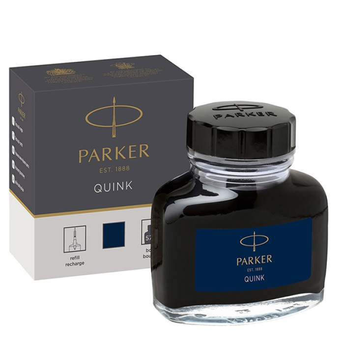 Parker Dolma Kalem Mürekkebi Quink 57 ML Siyah 1950375