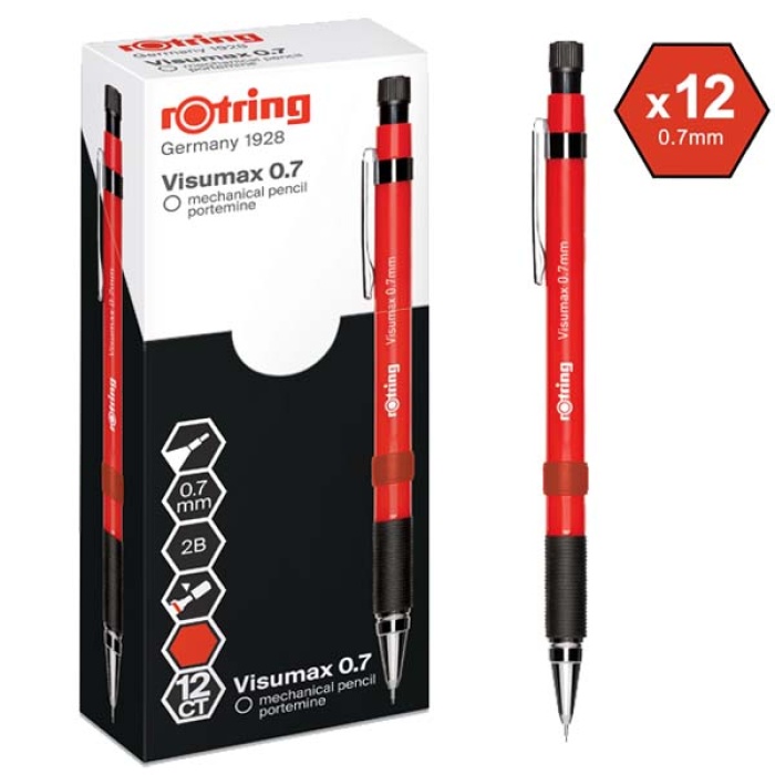 Rotring Versatil Kalem Visumax 0.7 MM Kırmızı 2089098