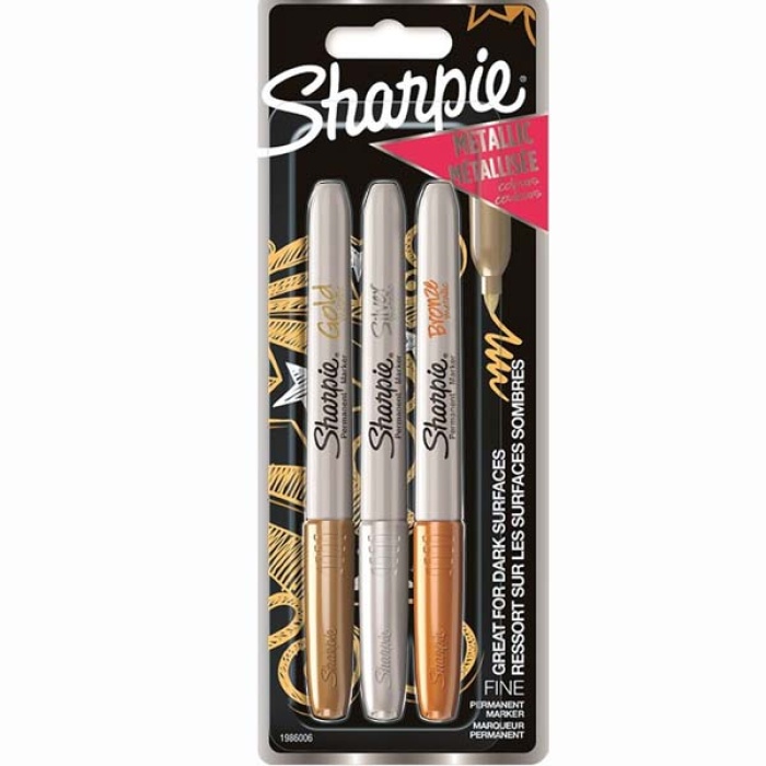 Sharpie Markör Metalik 3 Lü Bl Karışık Renk 1986006