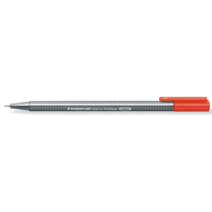 Staedtler Fineliner Triplus Üçgen 0.3 MM Kırmızı 334-2