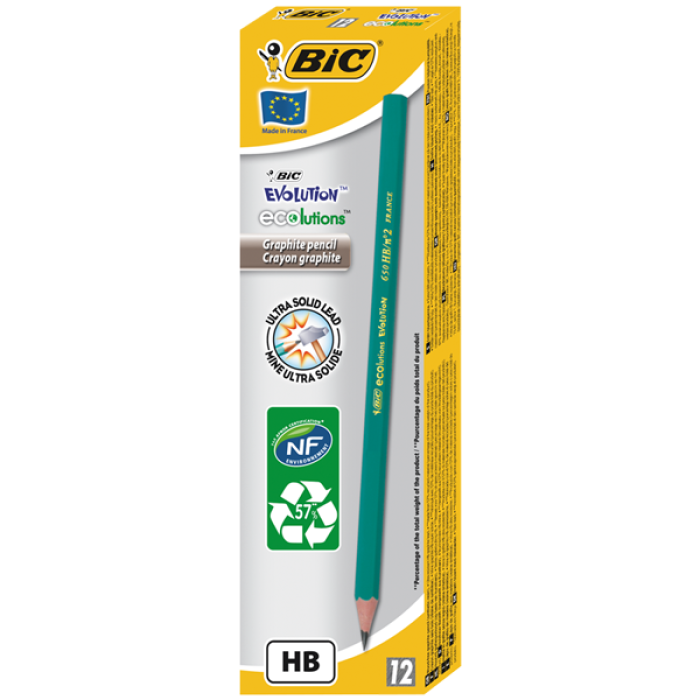 Bic Kurşun Kalem Eco Evolution 650 HB Köşeli 880311