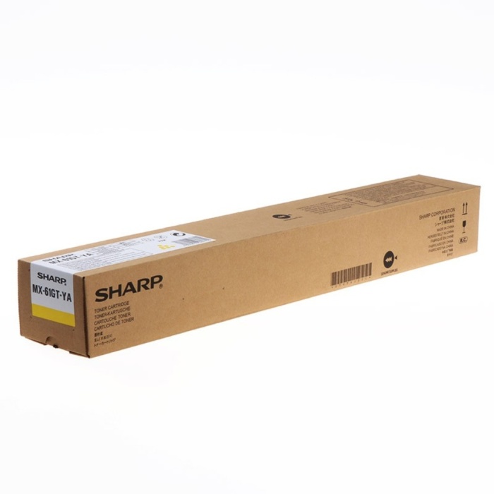 SHARP MX-61GTYA Yellow Sarı Orjinal Fotokopi Toneri MX-2630-2651-3050-3550-3070 24.000 Sayfa