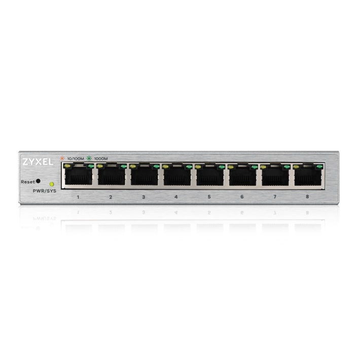 Zyxel GS1200-8 8 Port 10-100-1000 Mbps Yönetilebilir Switch