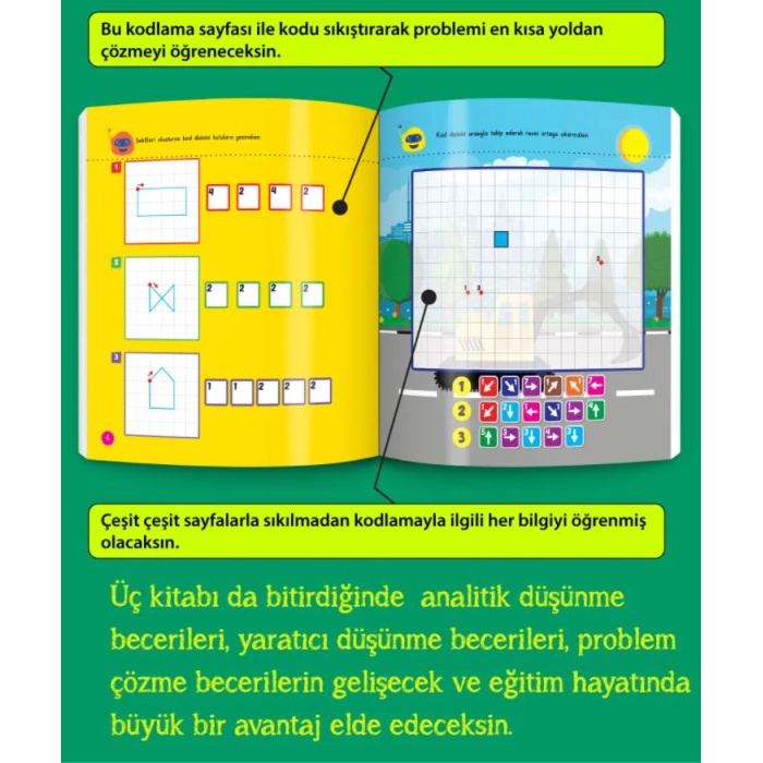 Yükselen Zeka Dikkat Geliştiren Kodlama Kitabım