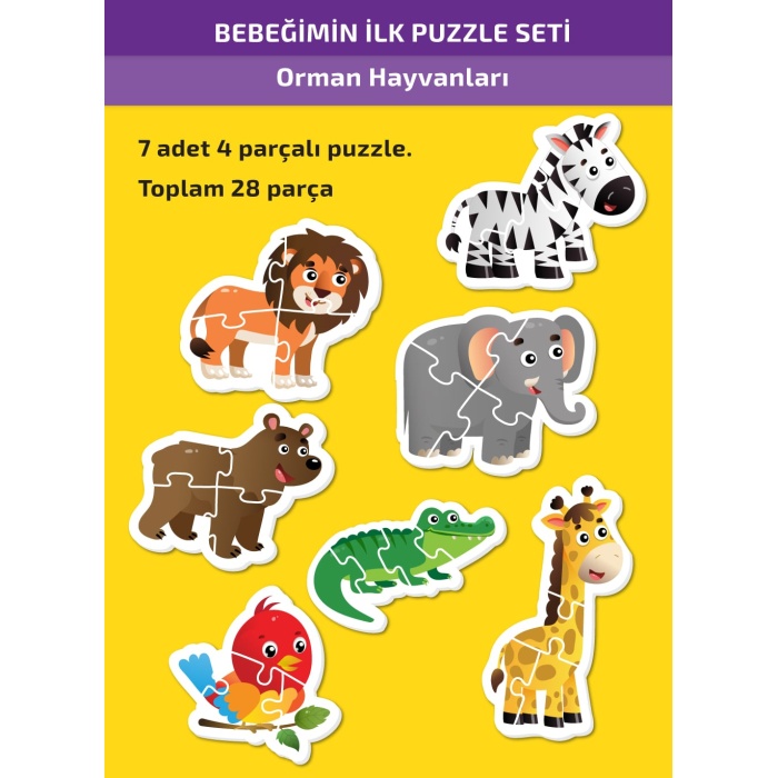 Yükselen Zeka Bebeğimin İlk Puzzle Seti