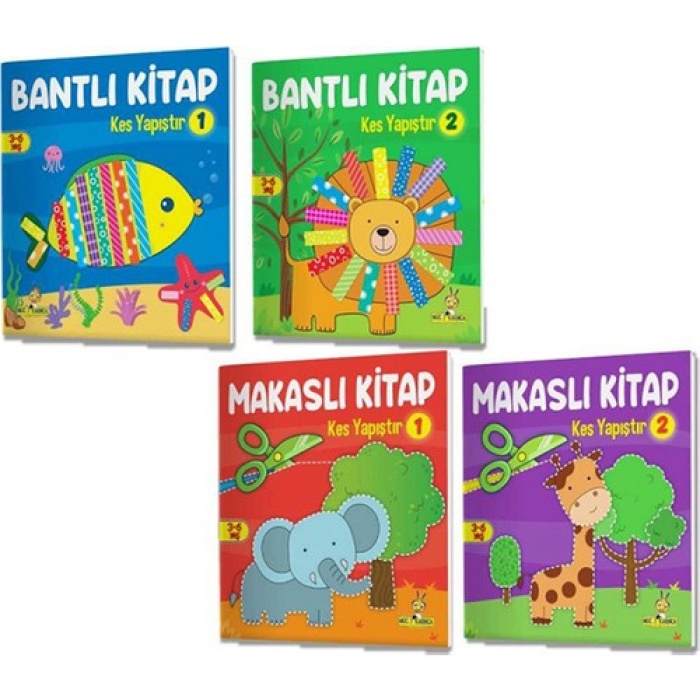 Mucit Karınca Bantlı Kitap Kes Yapıştır 1 (3-6 Yaş)