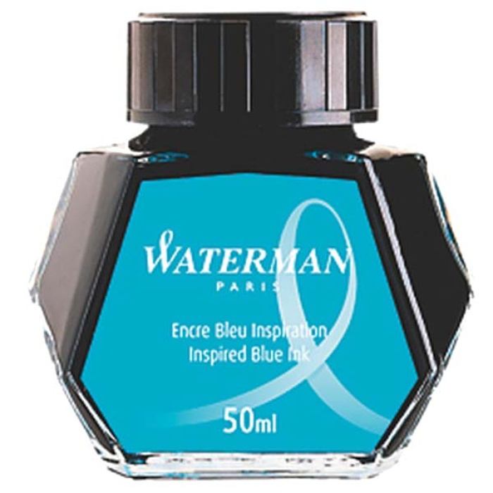 Waterman Dolma Kalem Mürekkebi Cam Şişede 50 ML Deniz Mavi S0110810