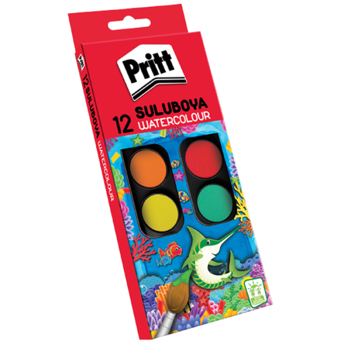 Pritt Sulu Boya Küçük Boy 12 Renk