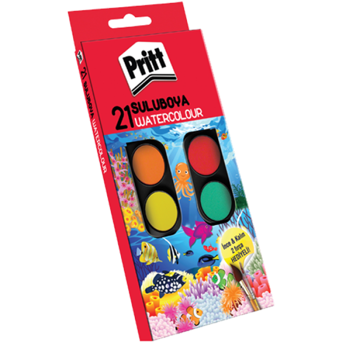 Pritt Sulu Boya Büyük Boy 21 Renk