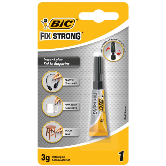 Bic Japon Yapıştırıcısı Fıx Strong Süper Güçlü 3 Gr 1 Li Blister