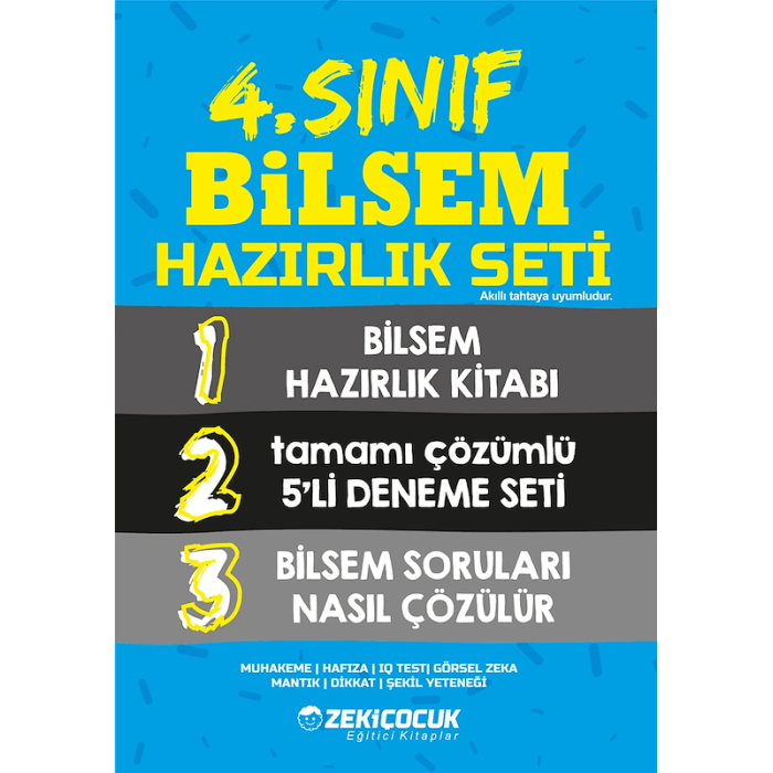 Zeki Çocuk Yayınları 4. Sınıf Bilsem Hazırlık Seti