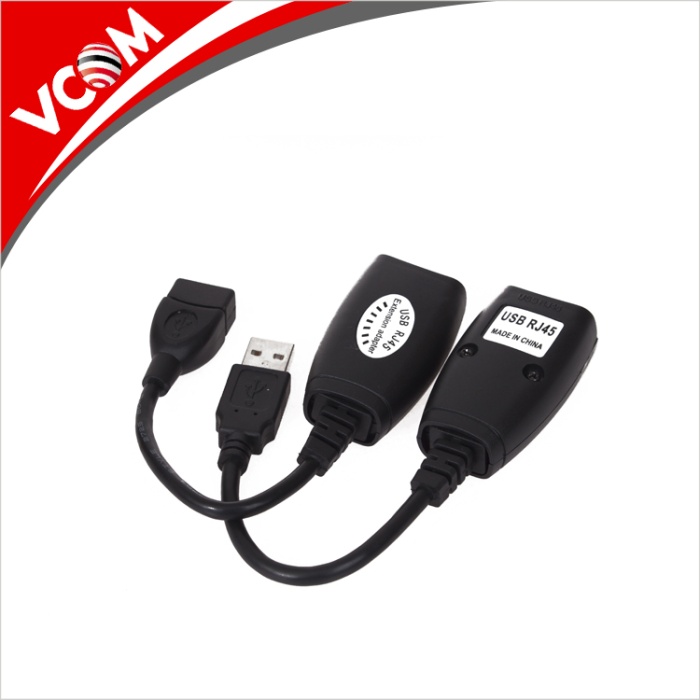 Vcom D2024 Usb RJ45 Cat5e-6 Extender 45m Uzatıcı