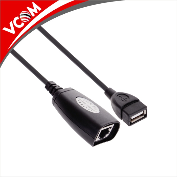 Vcom D2024 Usb RJ45 Cat5e-6 Extender 45m Uzatıcı