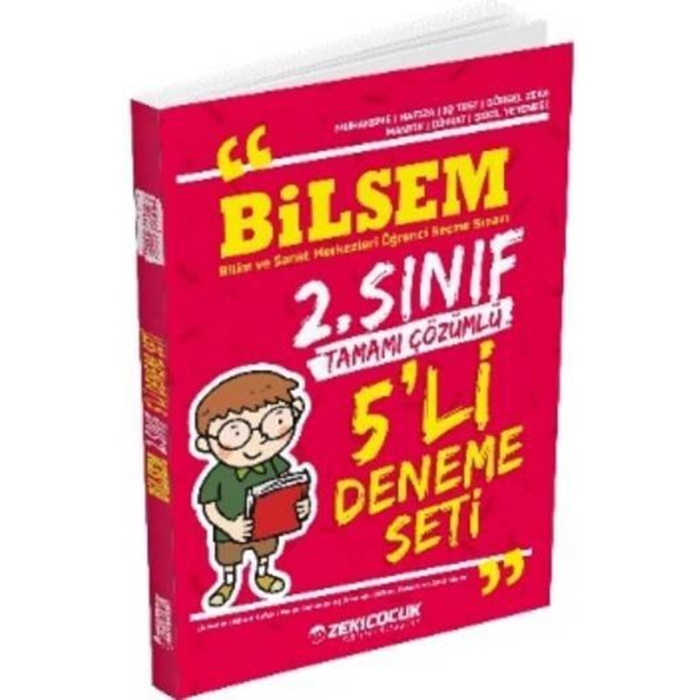 Zeki Çocuk Yayınları 2. Sınıf Bilsem 5 li Deneme Set