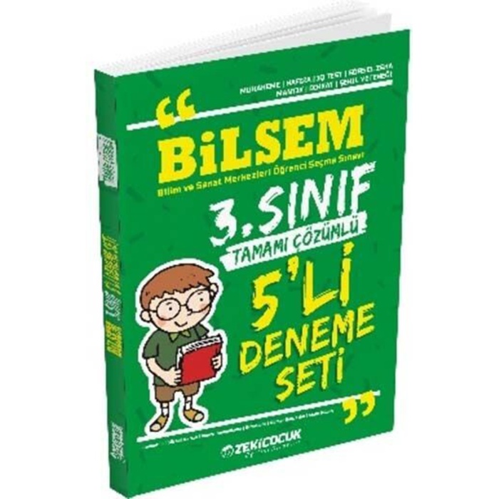 Zeki Çocuk Yayınları 3. Sınıf Bilsem 5 li Deneme Set