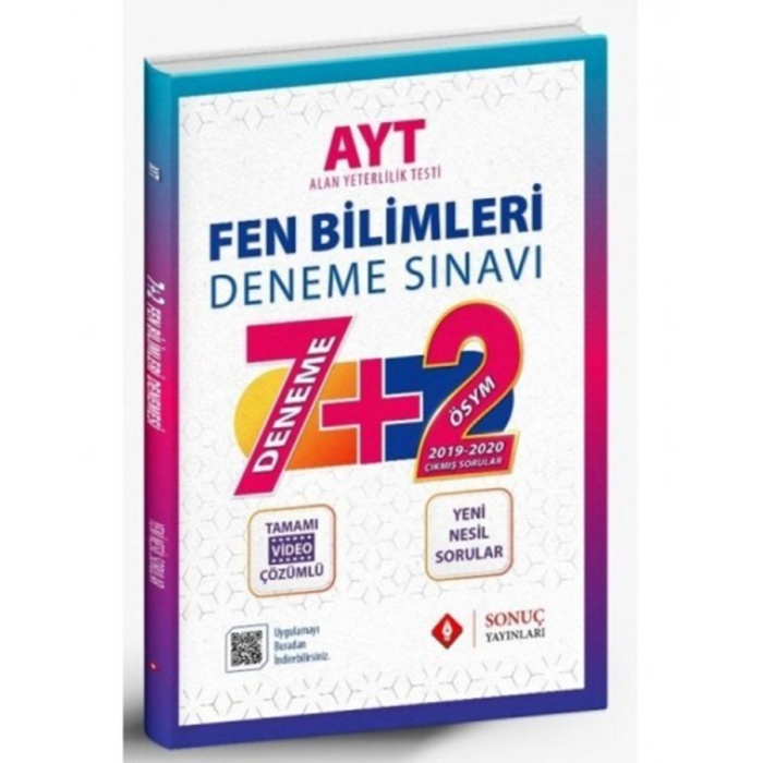 Sonuç Yayınları Ayt Fen Bilimleri 7+2 Deneme 2021Yayınları2022