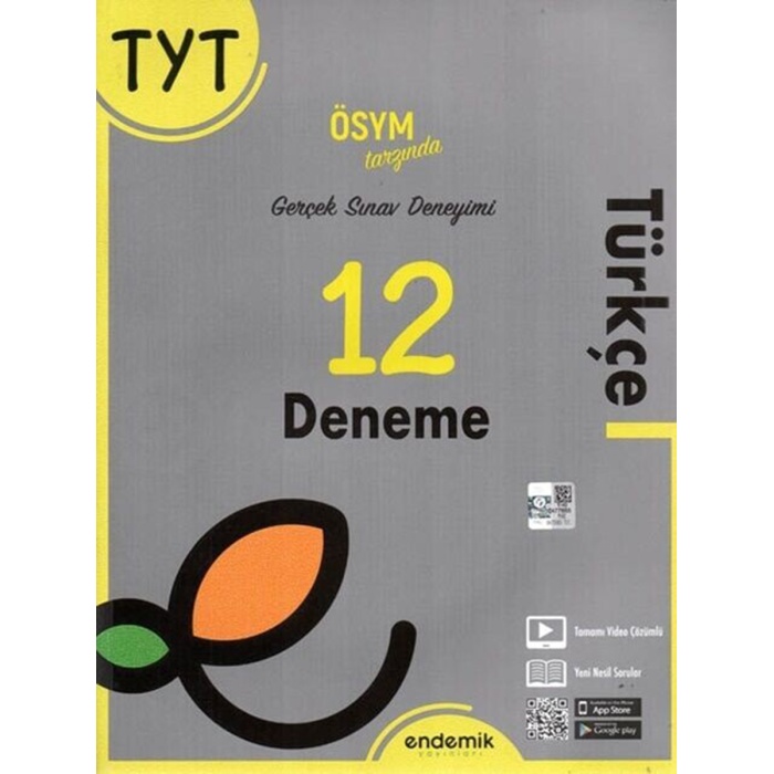 Endemik Yayınları Tyt Türkçe 20 Deneme