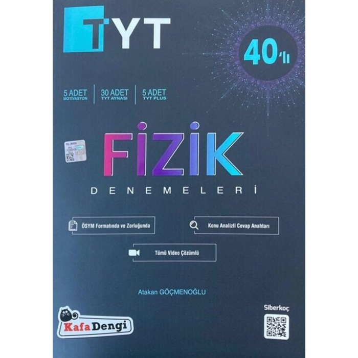 Kafadengi Yayınları Tyt Fizik Branş Denemesi 40 Lı