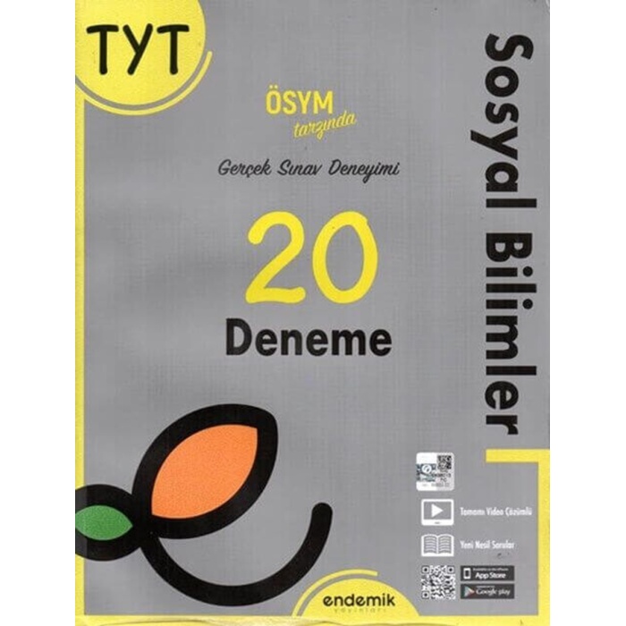 Endemik Yayınları Tyt Sosyal Bilimler 20 Deneme