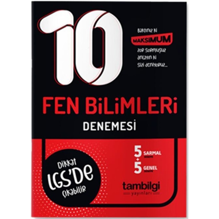 Tambilgi Yayınları 8.Sınıf Fen Bilimleri 10Lu Branş Deneme