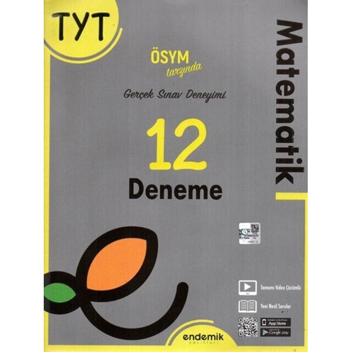 Endemik Yayınları Tyt Matematik 12 Deneme