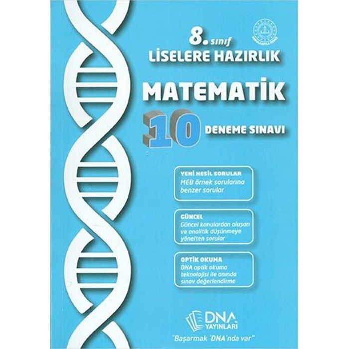 Dna Yayınları 8.Sınıf Matematik 10 Lu Deneme