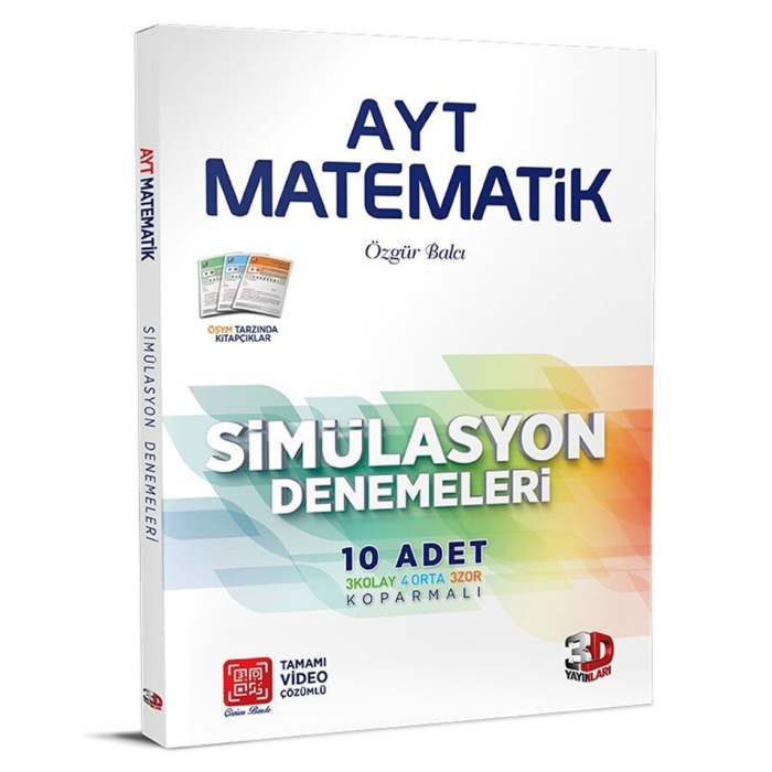 3D Yayınları Ayt Matematik Denemesi