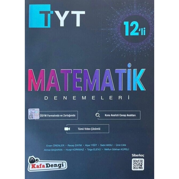 Kafadengi Yayınları Tyt Matematik Branş Denemesi 12 Li