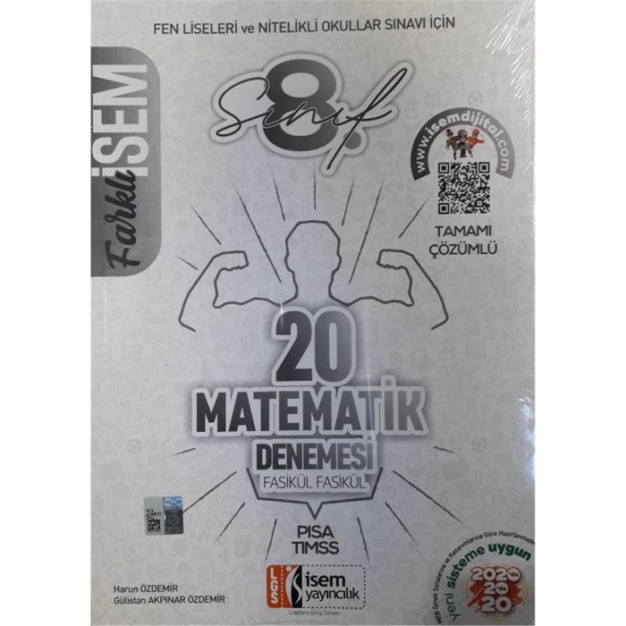 İsem Yayınları 8.Sınıf Matematik 20 Deneme