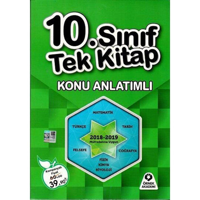 Örnek Akademi 10. Sınıf Tek Kitap Konu Anlatımlı