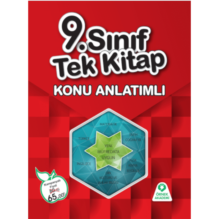 Örnek Akademi 9. Sınıf Tek Kitap Konu Anlatımlı