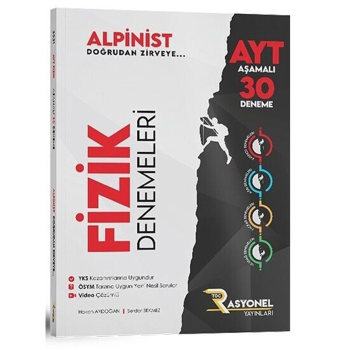 Rasyonel Yayınları Alpinist Ayt Fizik Denemeleri