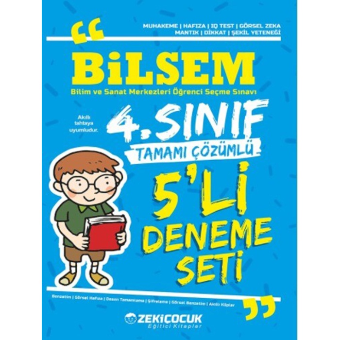 Zeki Çocuk Yayınları 4. Sınıf Bilsem 5 li Deneme Set